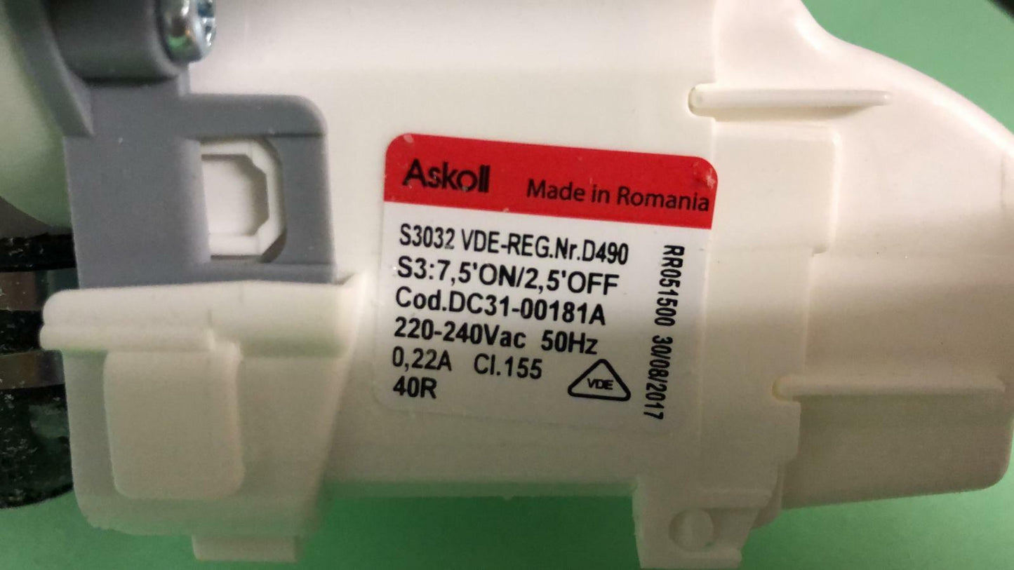 Ablaufpumpe Samsung DC97-17336A NEU & OVP