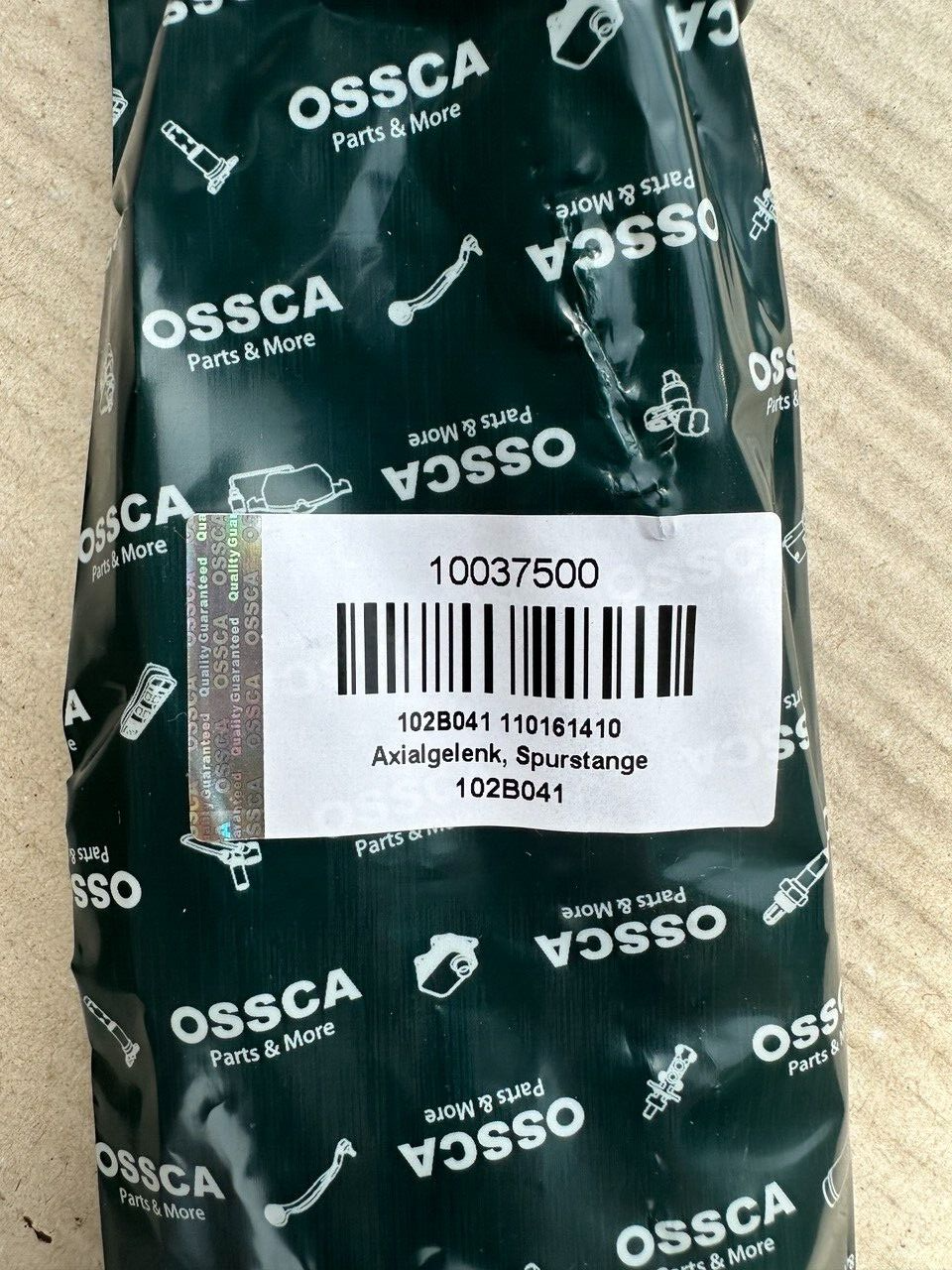 2 x OSSCA 15314 AXIALGELENK SPURSTANGE VORNE FÜR OPEL COMBO, CORSA C NEU & OVP