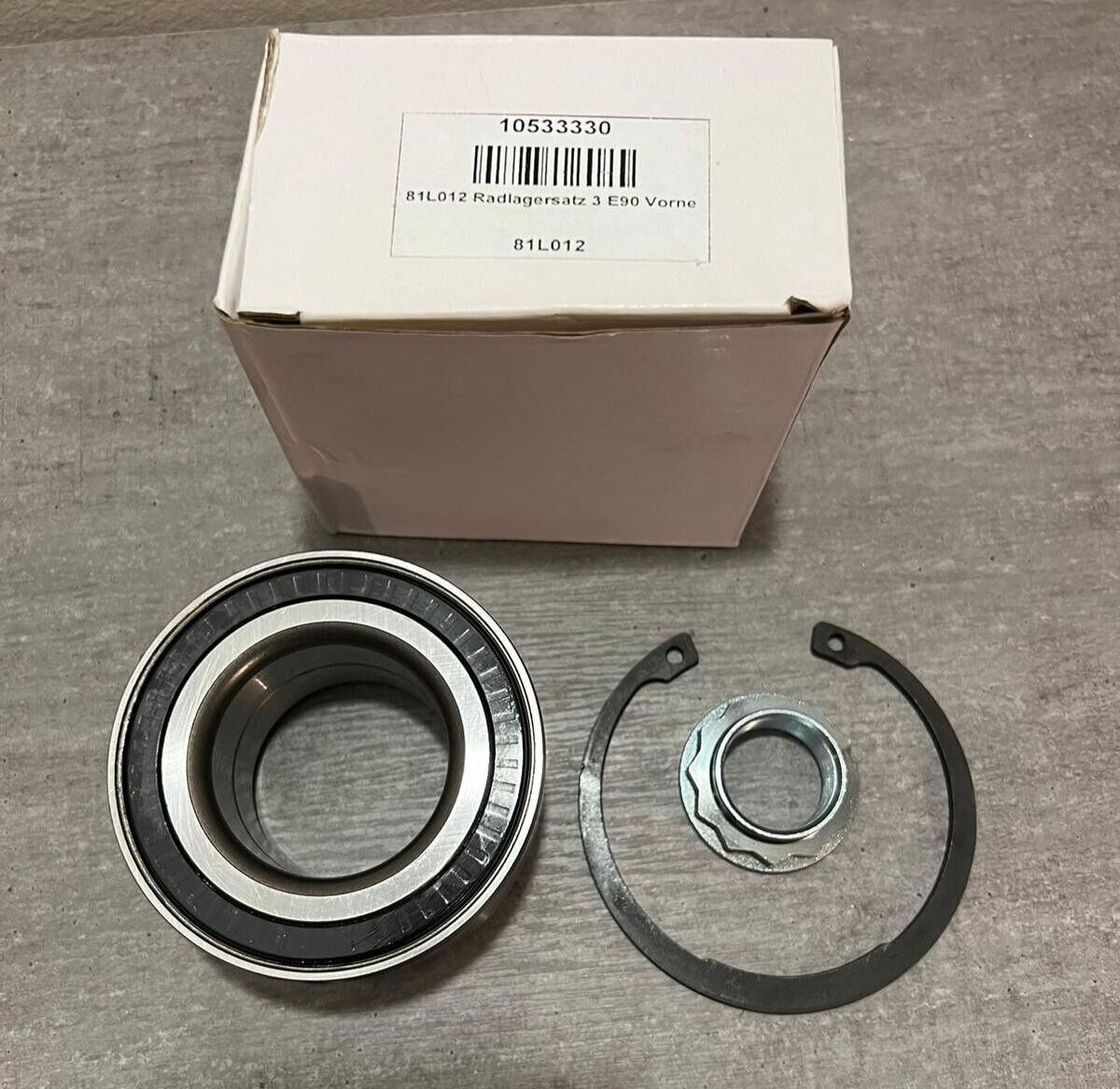 2 x RADLAGER RADLAGERSATZ SATZ VORNE FÜR BMW 3-ER E90 E91 E92 5-ER E60 X3 E83 X5