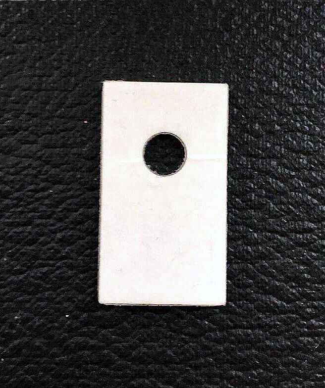 500 x M6 Unterlegscheiben Rechteckig 18 x 32 mm Polyethylen ! Selbstklebend !