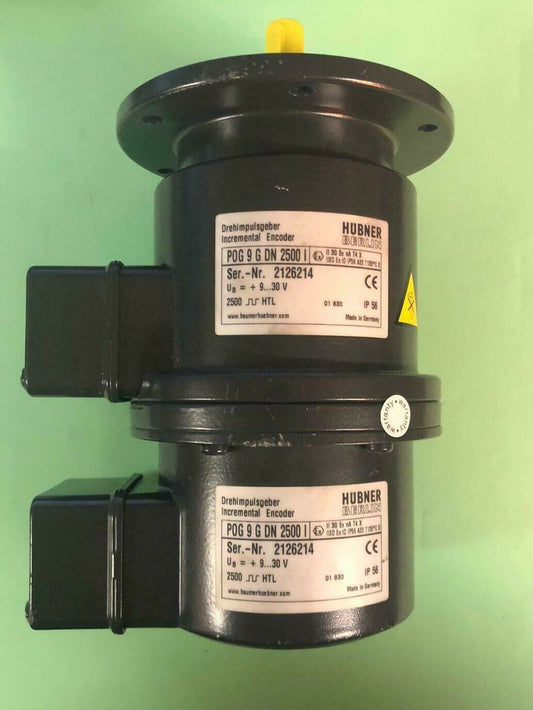 - Hübner - POG 9 G DN 2500 I / Pog9gdn2500i / Incremental Twin Encoder NEU / NEW
