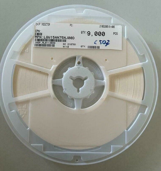 9.000 Stück  LQW15AN75NJ00D Murata  75nH 5% 100MHz  NEU & OVP