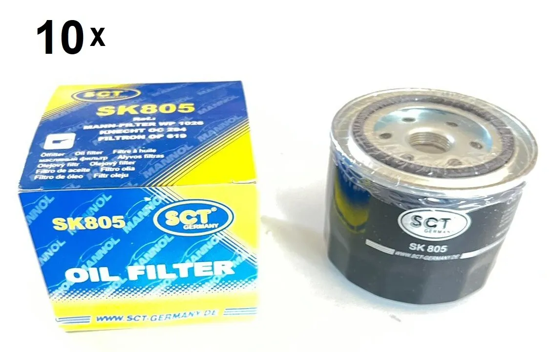 10 x Original SCT Ölfilter Öl Filter Oil SK 805 NEU & OVP