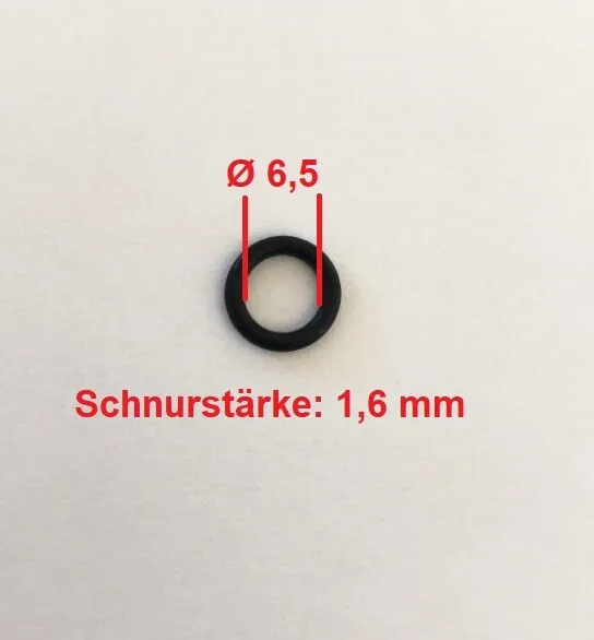 1000 Stück O-Ring Ø 6,5 Schnurstärke 1,6 mm NBR 70 SHORE Dichtring Oring NEU