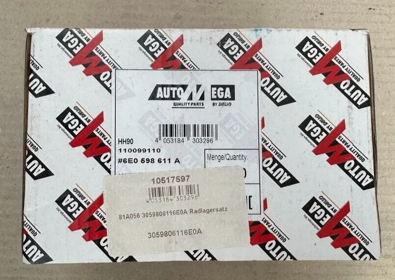 110099110 AUTOMEGA Radlagersatz für AUDI A2, VW Lupo NEU & OVP