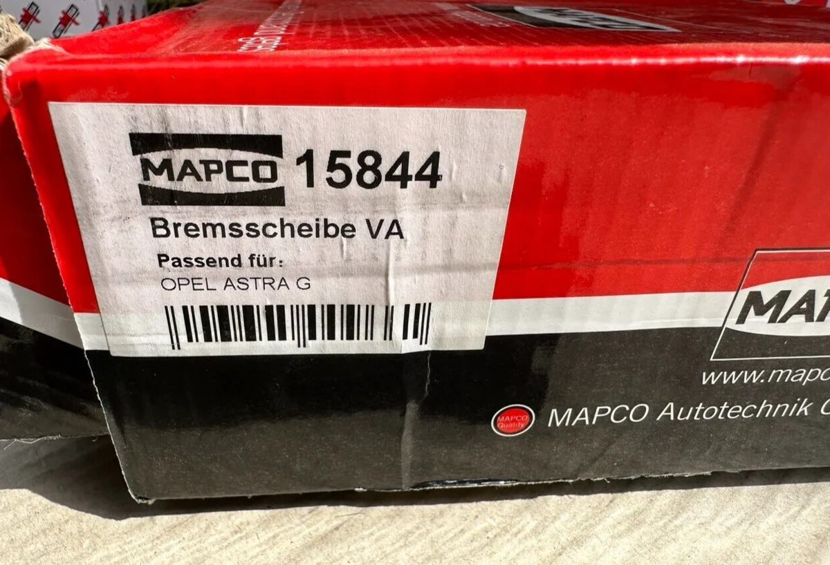 2 x BREMSSCHEIBEN 256mm VORNE FÜR OPEL ASTRA G 4-LOCH 1998-2005