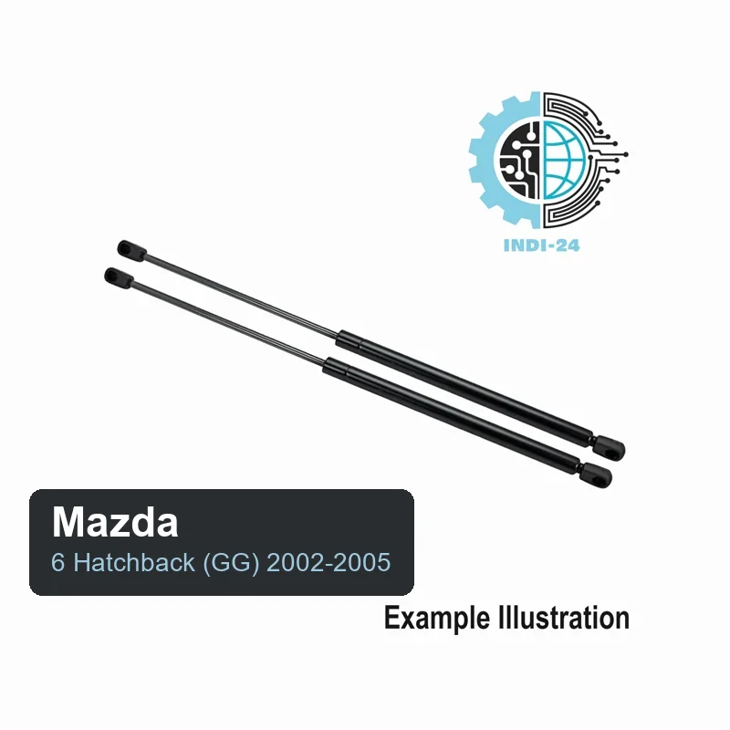 2 x Gasfeder Heckklappe für Mazda 6 Hatchback (GG) 2002-2005