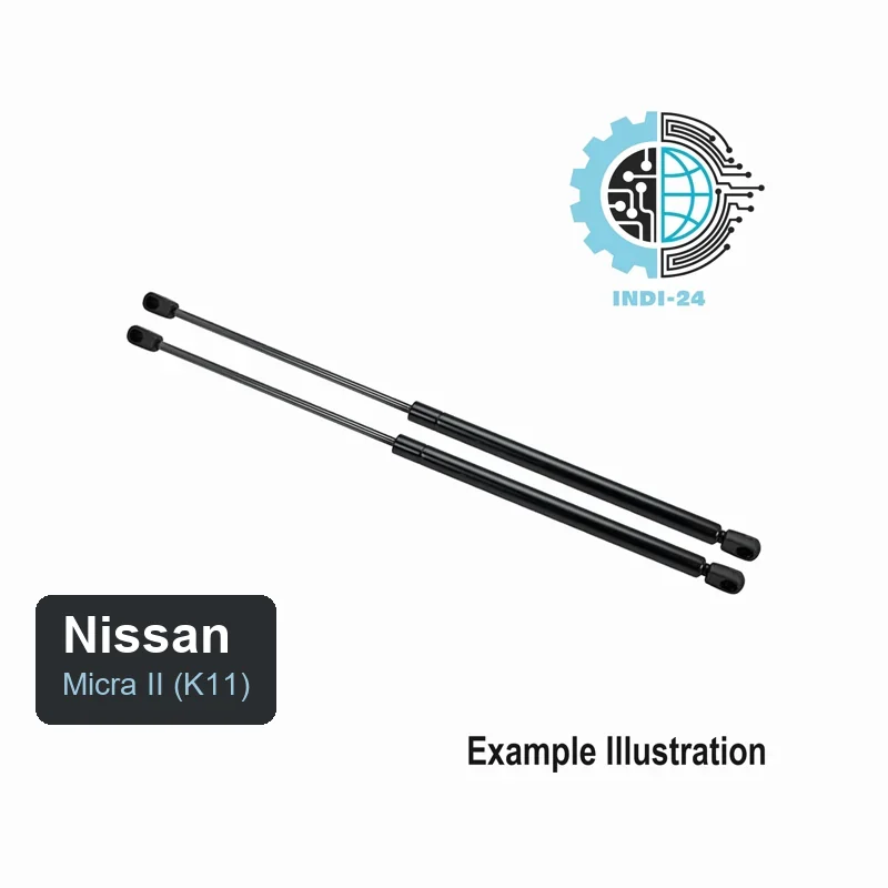 2 x Gasfeder Heckklappe für Nissan Micra II (K11)