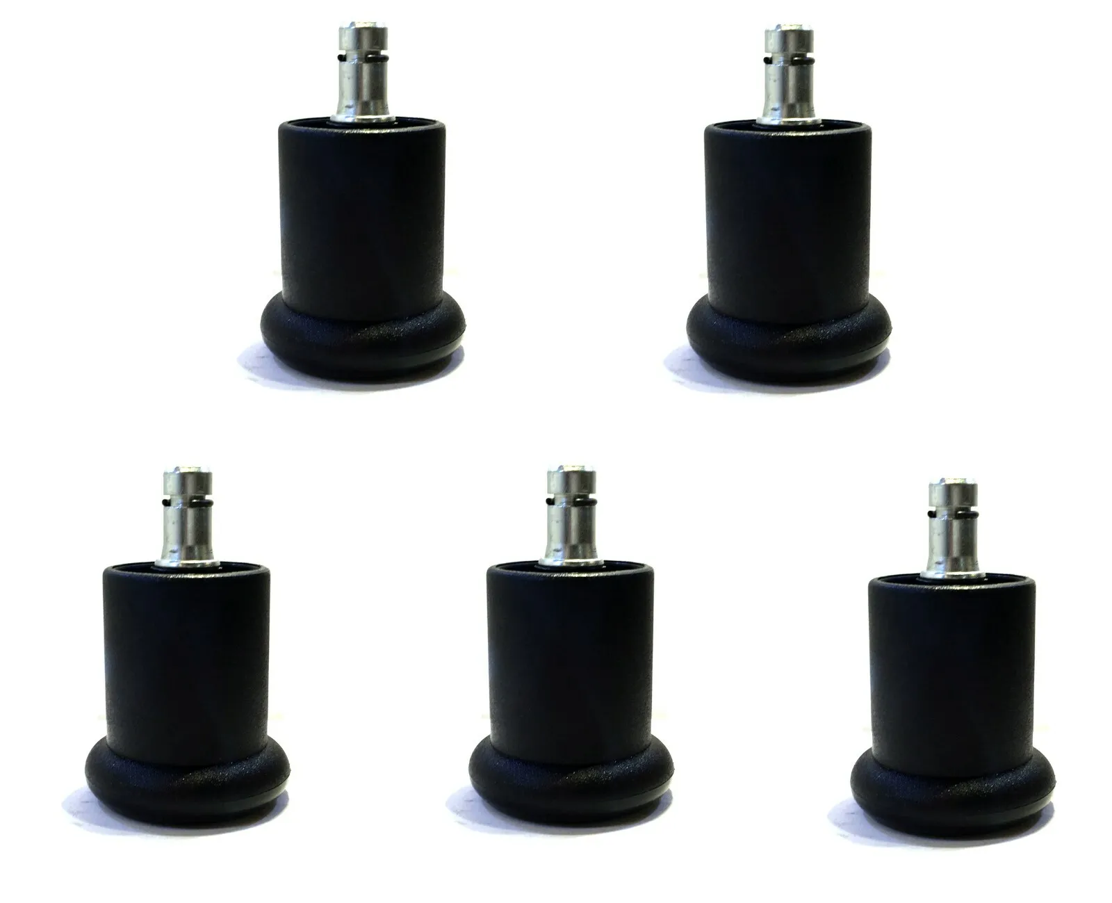 20 x Gleiter Fußgleiter Bürostuhl Möbelgleiter Bodengleiter Schwarz NEU