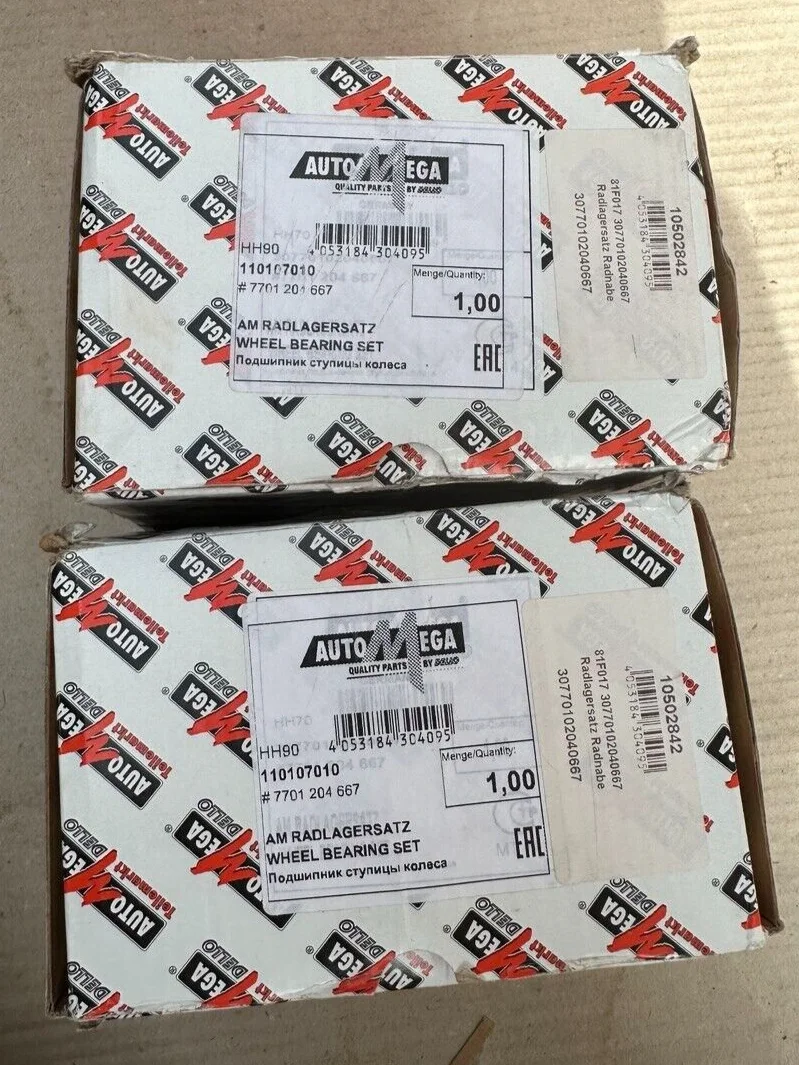 2x AUTOMEGA Radnabe Radlager hinten für RENAULT Espace I II Fuego Megane Scenic