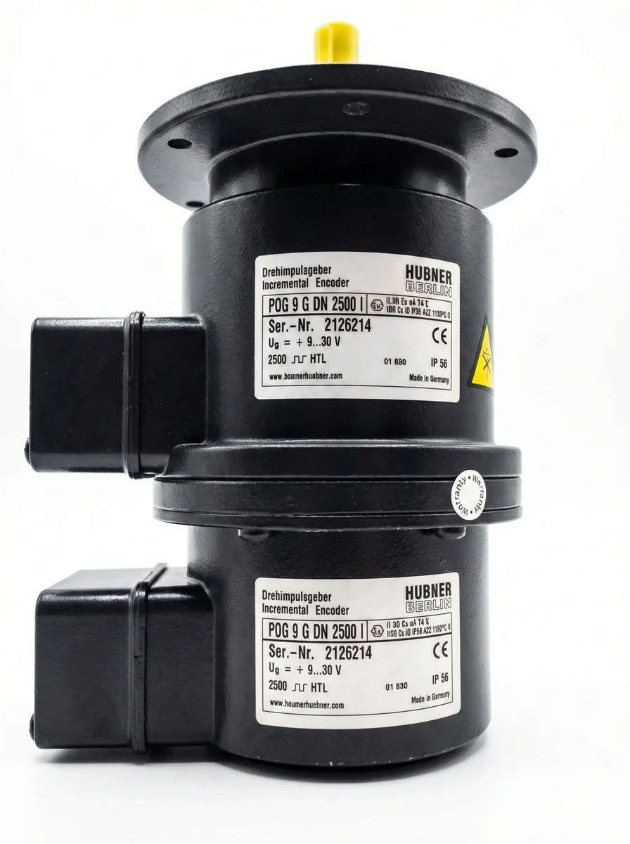- Hübner - POG 9 G DN 2500 I / Pog9gdn2500i / Incremental Twin Encoder NEU / NEW