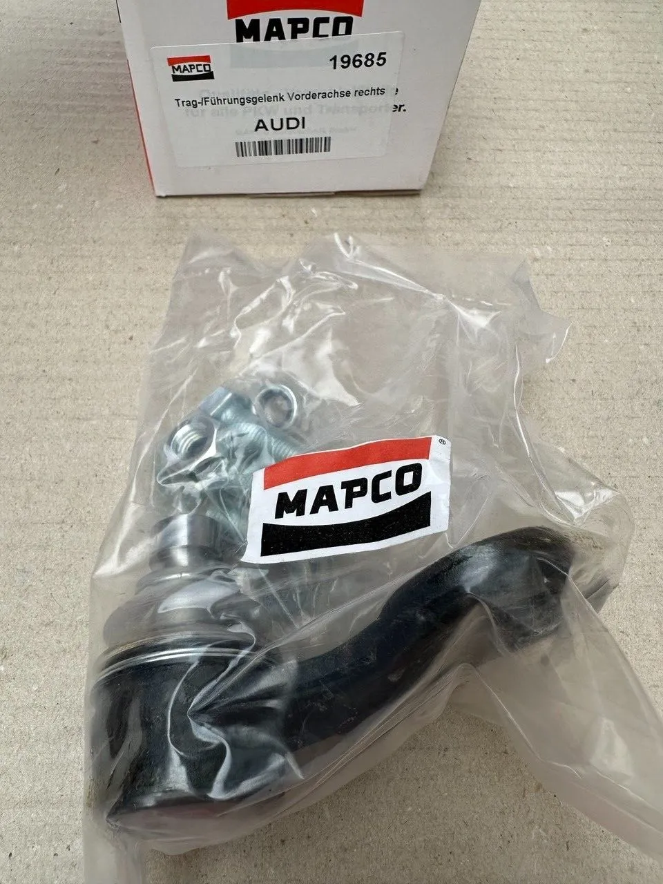 MAPCO Traggelenk Führungsgelenk 19684 für 80 AUDI B3 89 8B3 B4 8C2 Avant 8C5 8G7