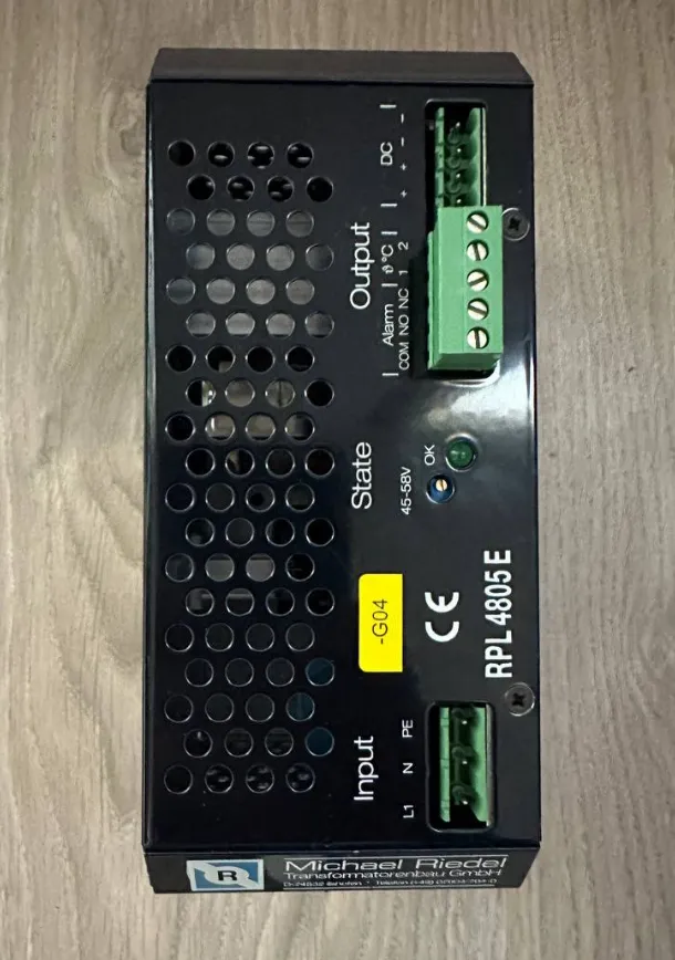 MICHAEL RIEDEL RPL4805E Transformator 48V DC / 5A -used- RPL 4805 E