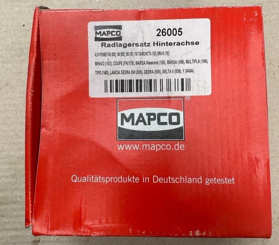 Radlagersatz hinten MAPCO 26005 für FIAT TIPO NEU & OVP