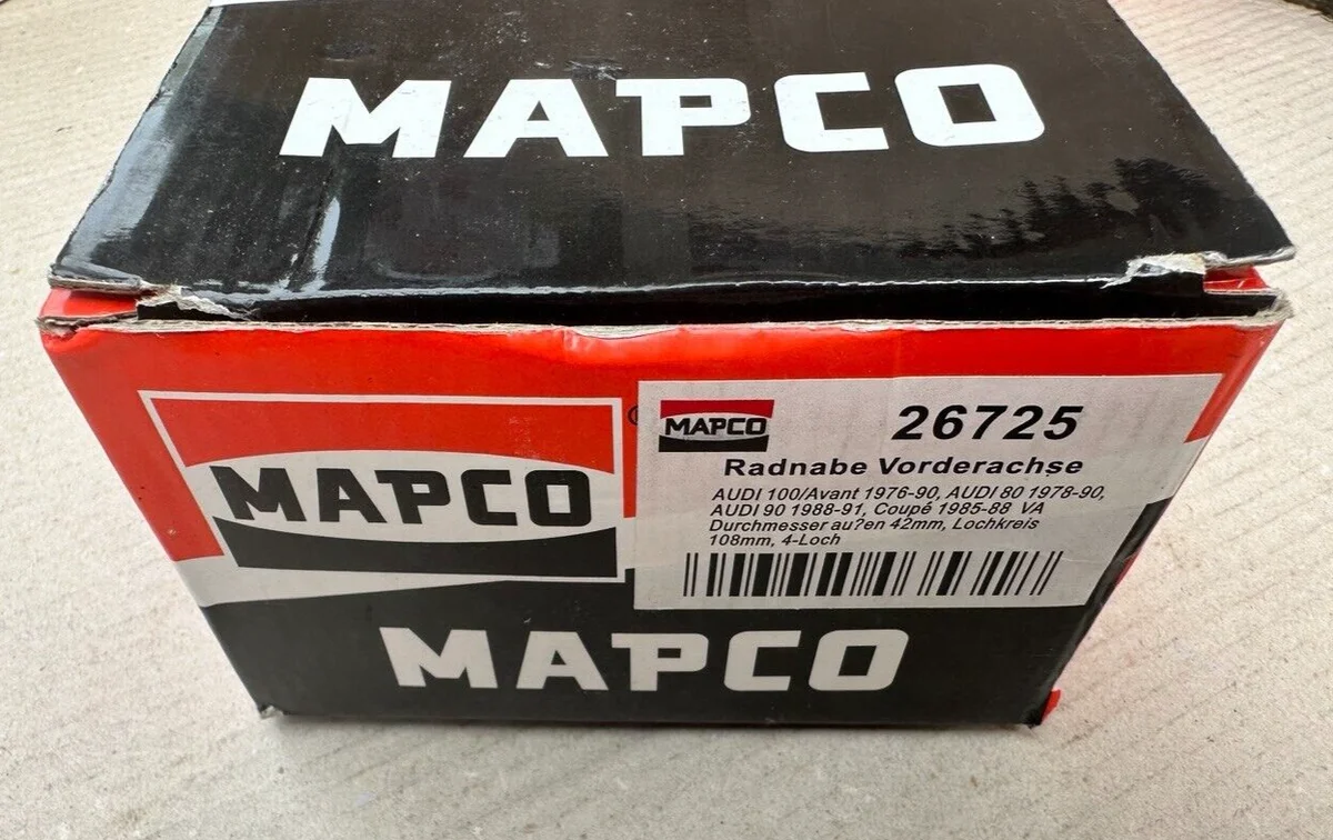 Radnabe MAPCO 26725 für AUDI 100 C3 Stufenheck NEU & OVP