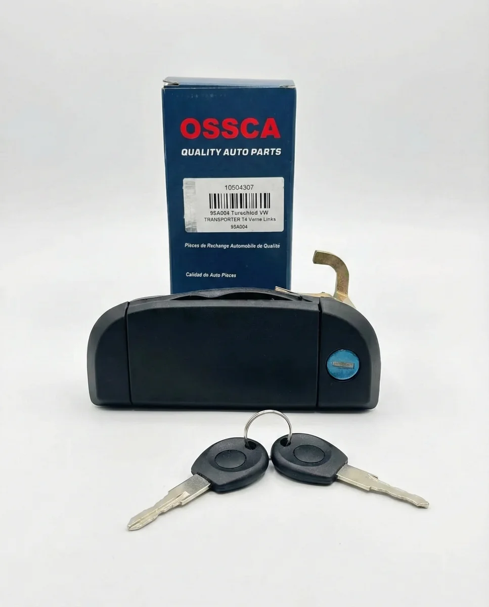 TÜRGRIFF TÜR GRIFF VORNE AUßEN LINKS+SCHLÜSSEL+SCHLOSS FÜR VW TRANSPORTER BUS T4